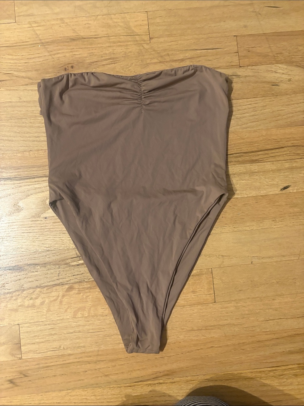 Slate swim Lenox one piece one piece Strapless One-Piece Swimsuit in Brown